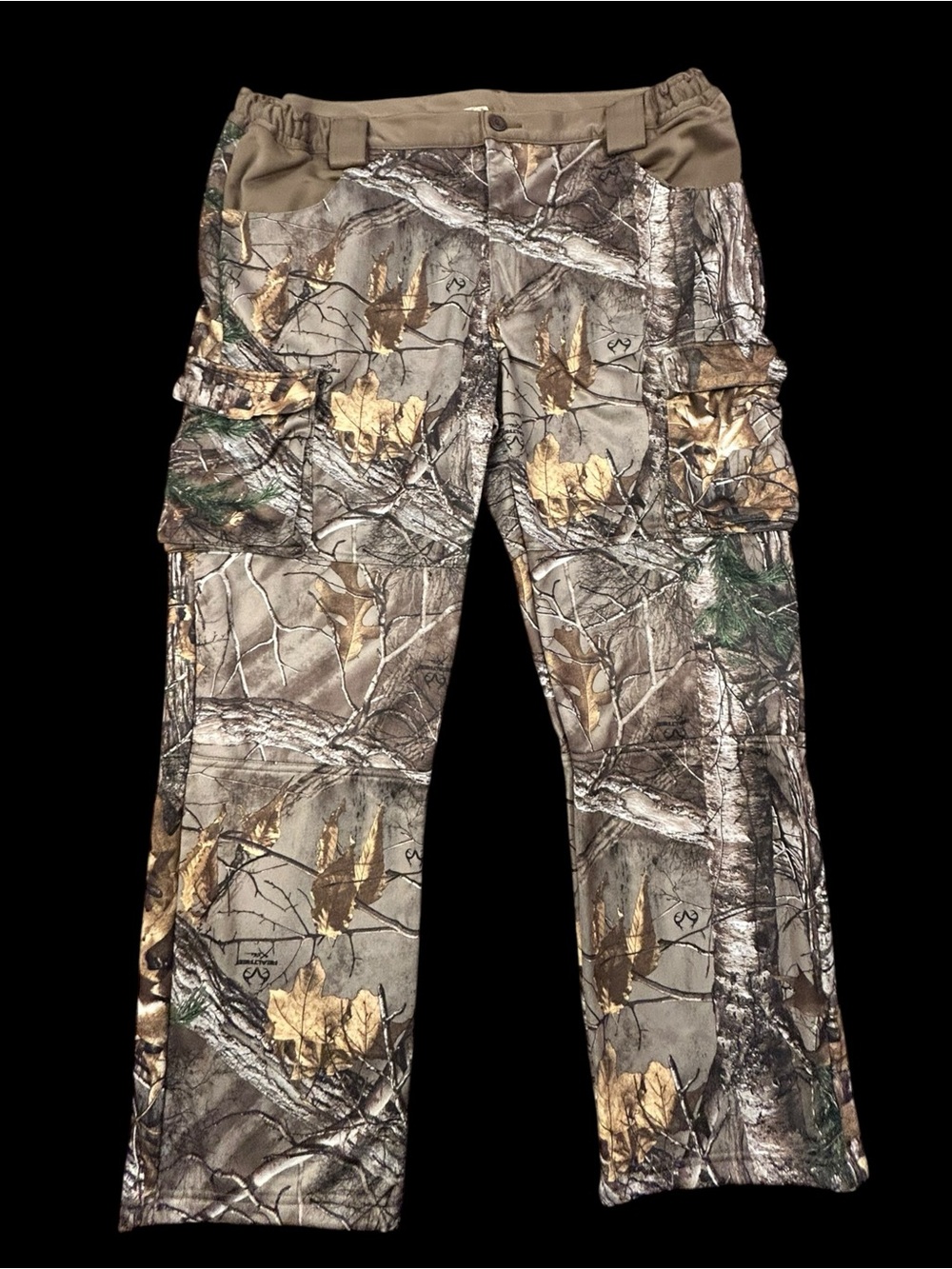 RedHead Tec Lite Silent Men's Camo Cargo Hunting Pants 2XL 40-44x32 Realtree